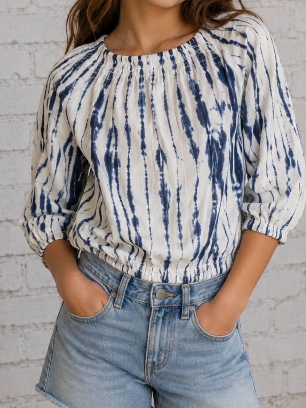 Polo Ralph Lauren Shibori Linen-Boho Top